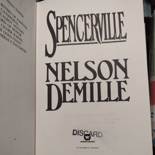 Spencerville by Nelson DeMille (1994, Hardcover)