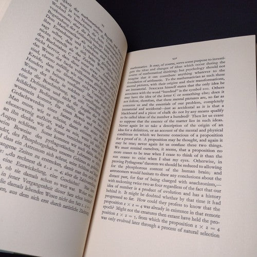 The Foundations of Arithmetic by J.L. Austin English/German 1950 Hardcover