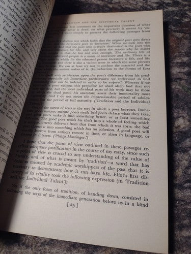 The Achievement Of T.S. Eliot: An Essay on the Nature of Poetry F.O. Matthiessen