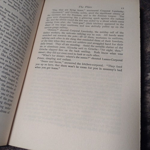 The Case of Sergeant Grischa by Arnold Zweig -1928 -Hardcover -3rd Printing