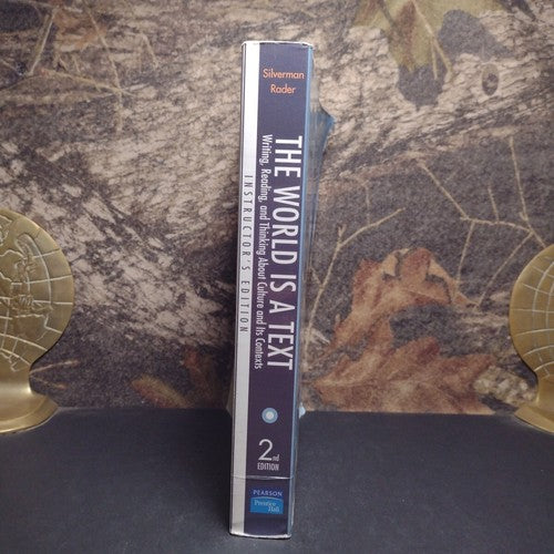 The World Is A Text by Jonathan Silverman Instructor's Edition -Paperback 2006
