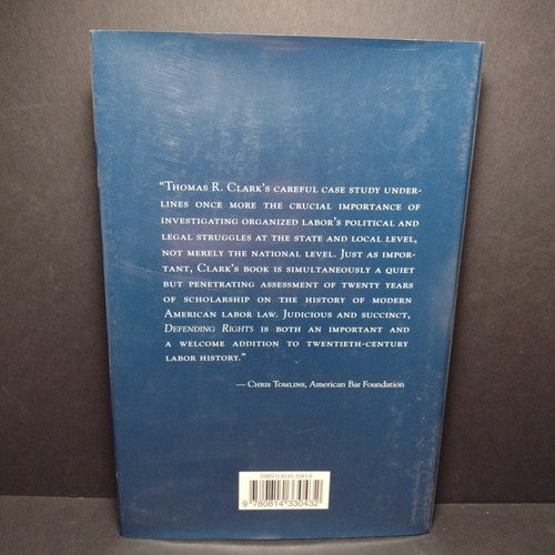 Defending Rights by Thomas Ralph Clark -2002 Hardcover -1st Printing