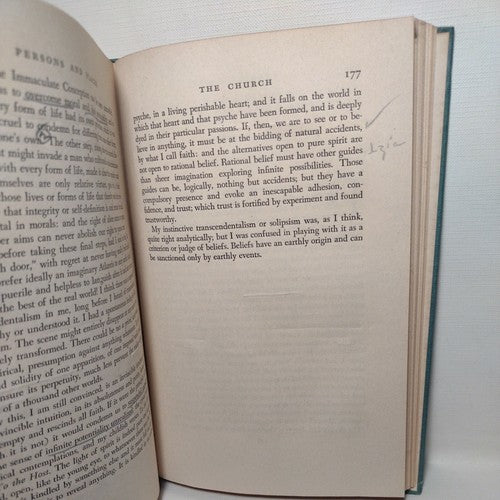 PERSONS AND PLACES: The Background of My Life By George Santayana 1944 Hardcover