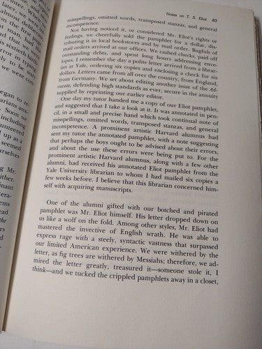 Remembering Poets: Reminiscences and Opinions by Donald Hall -1976 -1st ED. -HC