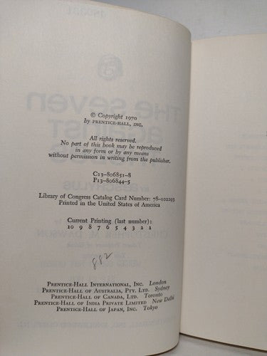 The Seven Against Thebes By Æschylus -1978 -HCwDJ -1st Print Classic Literature
