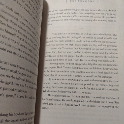 The Summons by John Grisham (2002, Hardcover) First Edition complete fiction