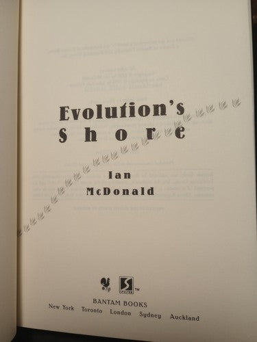 Evolution's Shore by Ian McDonald -Hardcover -1995 -Science Fiction