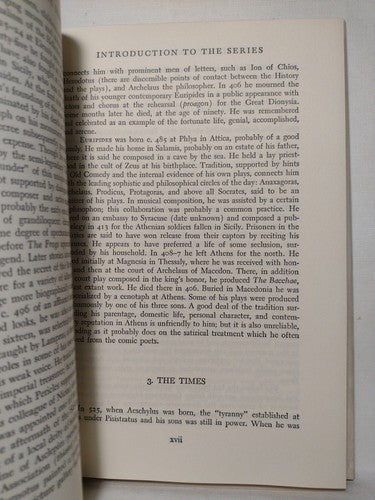 The Seven Against Thebes By Æschylus -1978 -HCwDJ -1st Print Classic Literature