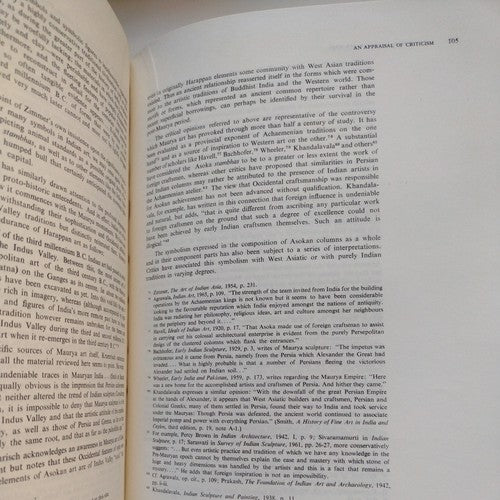 Ancient Indian Art And The West by Irene N. Gajjar PHD -First Edition -1971