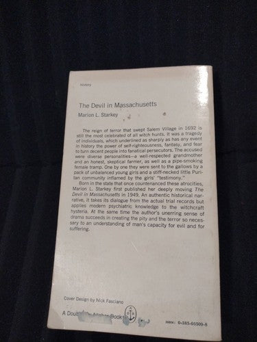 The Devil in Massachusetts : A Modern Enquiry into the Salem Witch Trials by M