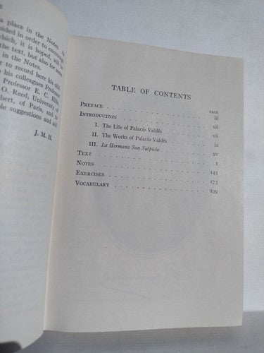 Palacio Valdés: La Herman San Sulpicio Edited By J. M. Hill -1925 -HCnoDJ -Illus