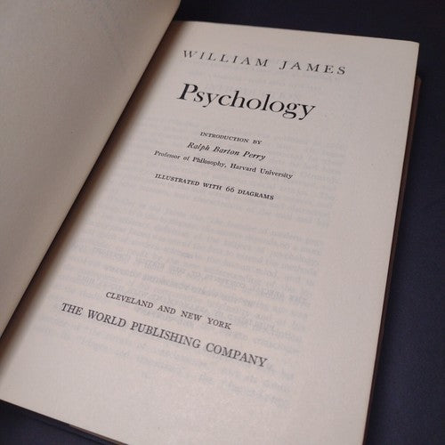 The Living Library: Psychology by William James -Hardcover -1948 -Psychology