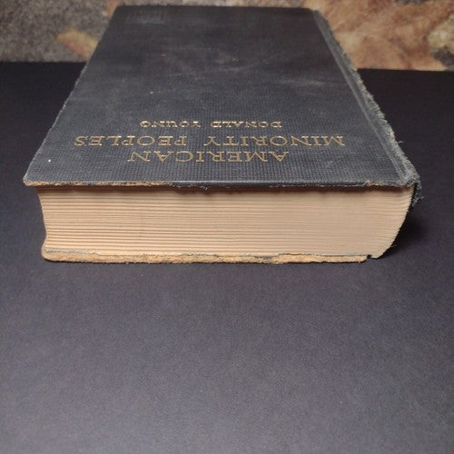 American Minority Peoples by Donald Young -Hardcover -1932 -First Edition