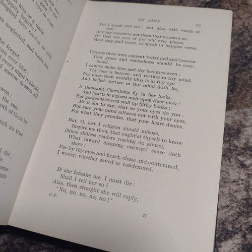 Poetical Works of Thomas Campion Edited by Percival Vivian -1909 -Hardcover -UK