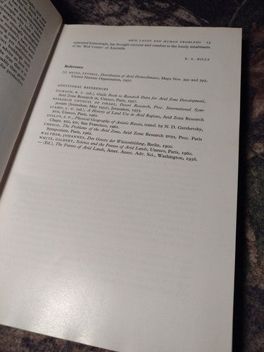 Arid Lands: A Geographical Appraisal by E. S. Hills - -1966 -Hardcover