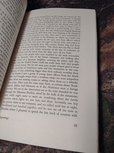 Private Faces Public Places by Abigail McCarthy -1972 -Hardcover -Biography