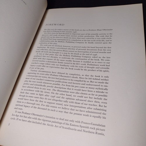 Art in the Ice Age by Johannes Maringer -1953 Hardcover -Prehistoric Art