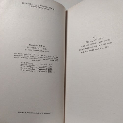Educational Sociology By Francis Brown -HC no DJ -1950 5Th Printing Sociology