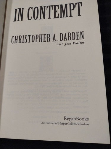 In Contempt by Jess Walter and Christopher A. Darden (1996, 1st edition OJ trial