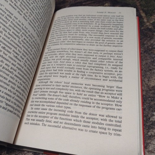 Code Of The LifeMaker by James P. Hogan -Hardcover -1983 -Vintage Book Club Ed.