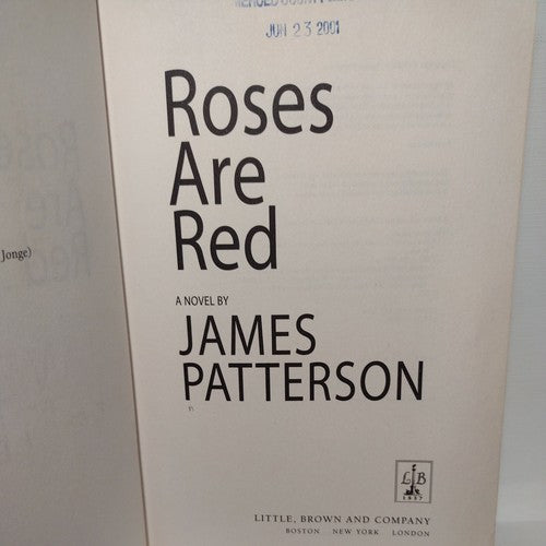Alex Cross Ser.: Roses Are Red by James Patterson (2000, Hardcover)