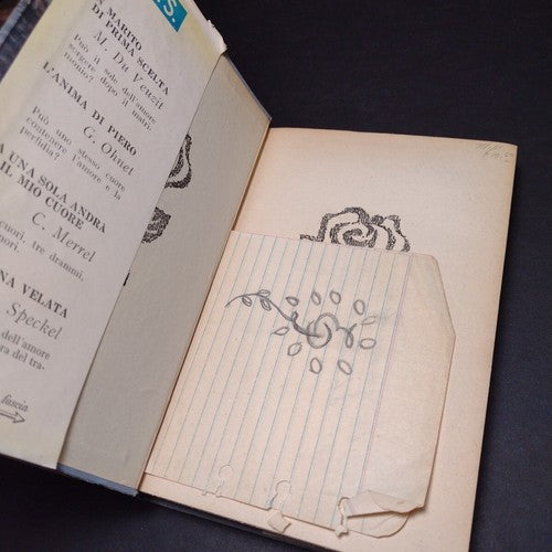 la Benda Caduta, Berta Ruck -Italian -Hardcover -1954 -Vintage Romance