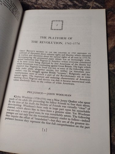 The Negro Versus Equality, 1762-1826 by Winthrop Jordan -Paperback 1969 -Vintage