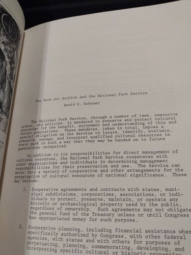Prehistoric Indian Rock Art: Issues And Concerns, JoAnne V. Tilburg -1980 PB
