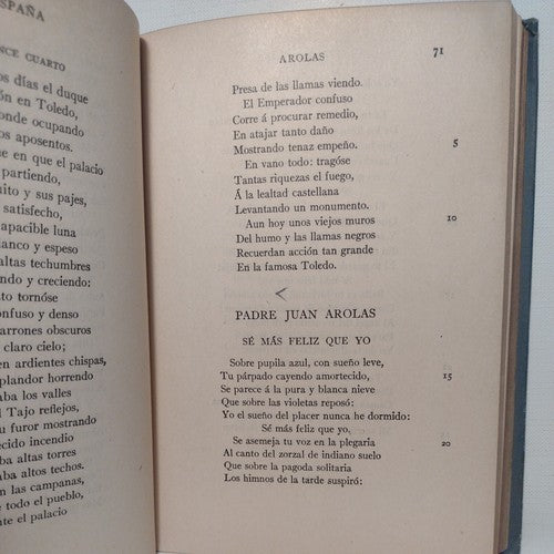 Modern Spanish Lyrics by Elijah Hills and S. Morley -1913 -HC no DJ -1st Ed