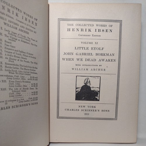 The Collected Works Of Henrik Ibsen 1911 Volume 11 HC no DJ