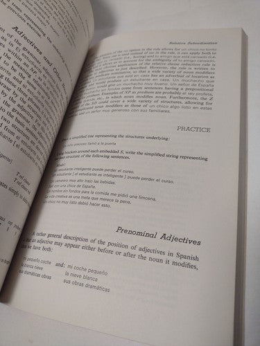 A Transformational Grammar of Spanish by Roger Hadlich -Paperback -1977 -Grammar