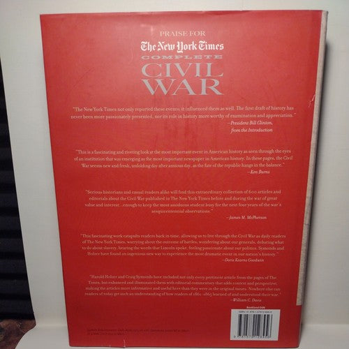 New York Times the Complete Civil War 1861-1865 by Craig Symonds -2010 Hardcover