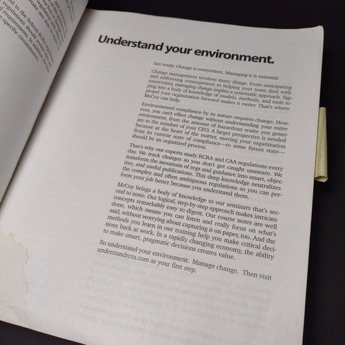 McCoy's RCRA Unraveled 2009 Edition -Paperback Ex Libris Pre-Owned