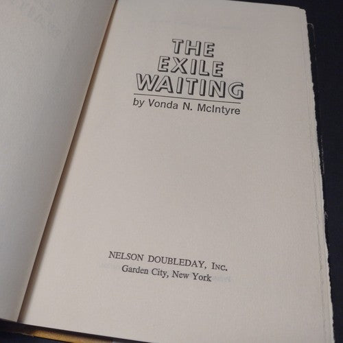 The Exile Waiting by Vonda McIntyre -Hardcover 1975 -Vintage Sci Fi/Fantasy -BCE