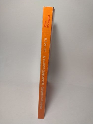 A Transformational Grammar of Spanish by Roger Hadlich -Paperback -1977 -Grammar