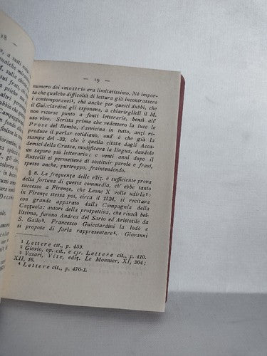 Bibliotheca Romanica 123: Mandragola Por Machiavelli -Undated -Hardcover -Italia