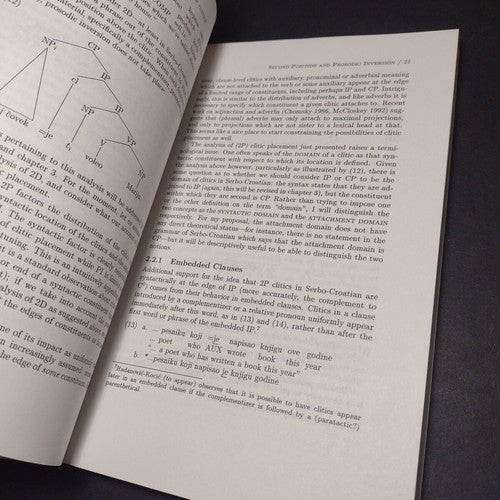 Dissertations In Linguistics: On the Morphology of Clitics by Aaron Halpern 1995