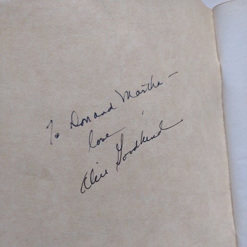 In Rehearsal With Peter Erös By Alice Goodkind -1980 -Signed Paperback