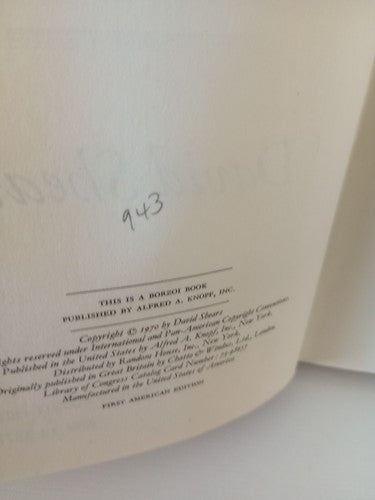 UGLY FRONTIER By David Shears -Hardcover First American Edition -1970
