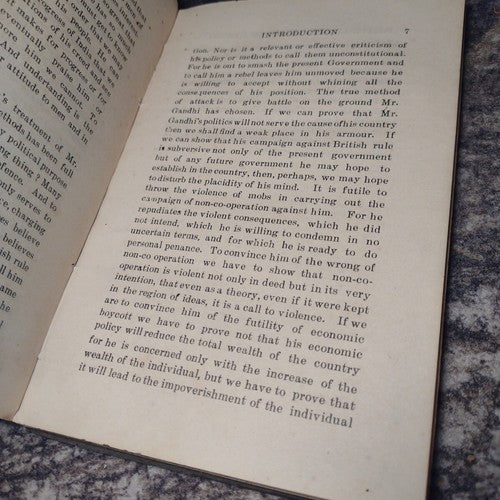 The Political Philosophy of Mr. Gandhi by M. Ruthnaswamy -1922 1st Publication