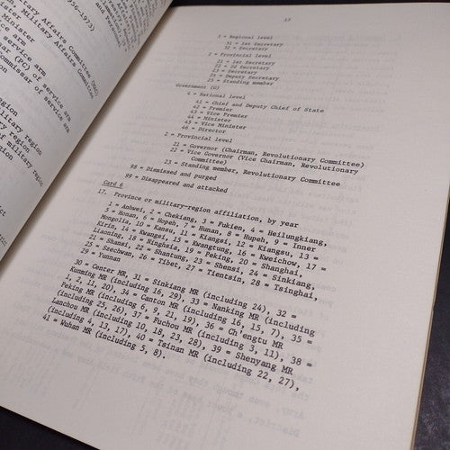 A Biographical Approach to Chinese Political Analysis by George C. S. Sung -1975