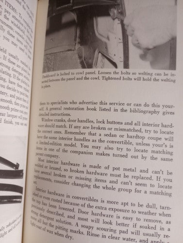 Restoring Convertibles- From Rags To Riches- Burt Mills  (1977) HCwDJ