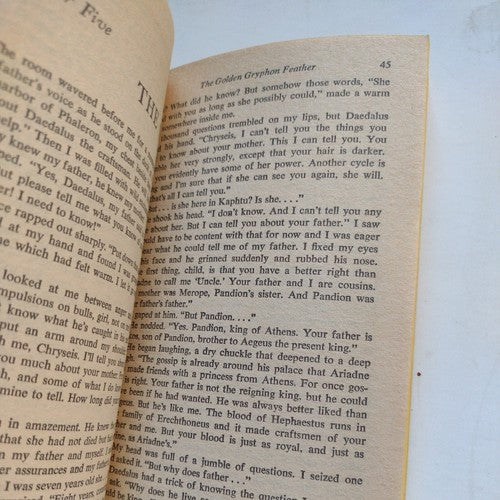 The Golden Gryphon Feather by RICHARD PURTILL -1st DAW Paperback -1979