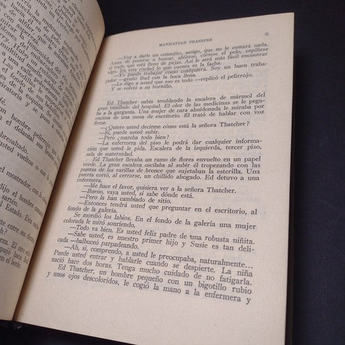Manhattan Transfer by John Dos Passos -1960 -1st Spanish Edition -Hardcover