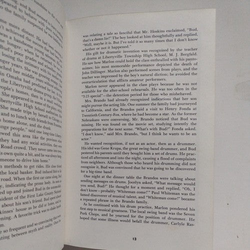 Marlon, Portrait of the Rebel As an Artist by Bob Thomas 1973 first edition