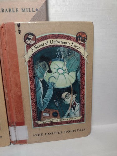 A Series of Unfortunate Events by Lemony Snickets, book bundle lot of 3