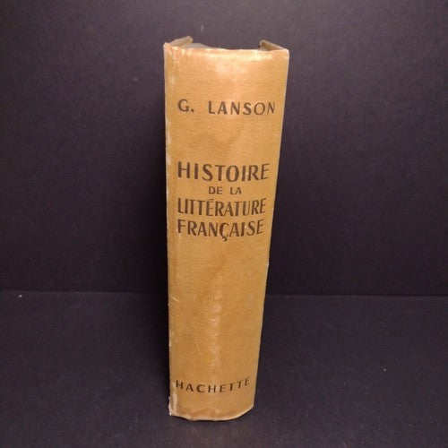 Histoire De La Literature Francaise by G. Lanson -Hardcover -1963