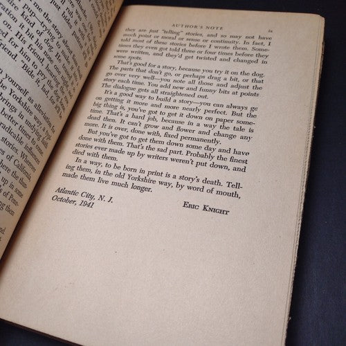 Sam Small Flies Again by Eric Knight -Hardcover -1942 -Vintage Literature