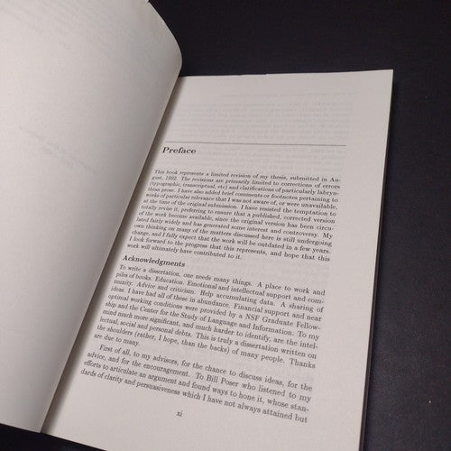 Dissertations In Linguistics: On the Morphology of Clitics by Aaron Halpern 1995