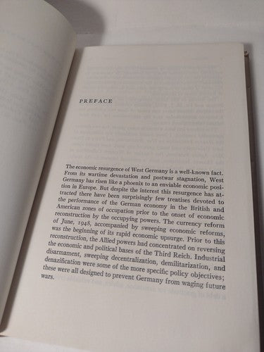 GERMANY UNDER DIRECT CONTROLS by Nicholas Balabkins -1964 -Hardcover -History